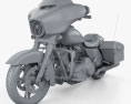 Harley-Davidson FLHXS Street Glide Special 2014 3d model clay render