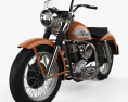 Harley-Davidson KH Elvis Presley 1956 Modelo 3D