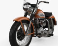 Harley-Davidson KH Elvis Presley 1956 Modello 3D
