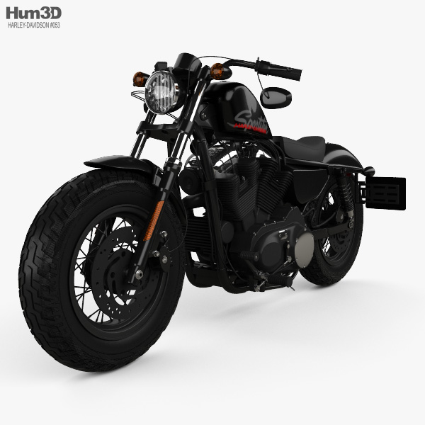 Harley-Davidson Sportster 1200 Forty-Eight 2013 Modello 3D