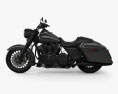 Harley-Davidson Road King 2018 3D-Modell Seitenansicht