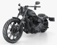 Harley-Davidson FXBRS Breakout 114 2018 3d model wire render