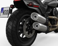 Harley-Davidson FXFB Fat Bob 114 2018 3d model
