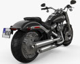 Harley-Davidson SDBV Fat Boy 114 2018 3D 모델  back view