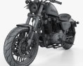 Harley-Davidson XL 1200 CX roadster 2018 3D 모델  wire render