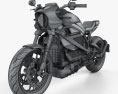 Harley-Davidson LiveWire 2019 3D модель wire render