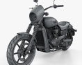 Harley-Davidson Street 750 2018 3d model wire render