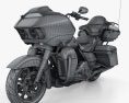 Harley-Davidson Road Glide Ultra 2018 Modello 3D wire render
