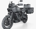 Harley-Davidson Pan America 2021 3Dモデル wire render