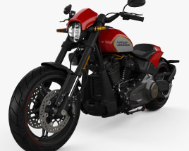 Harley-Davidson FXDR 114 2020 3D模型