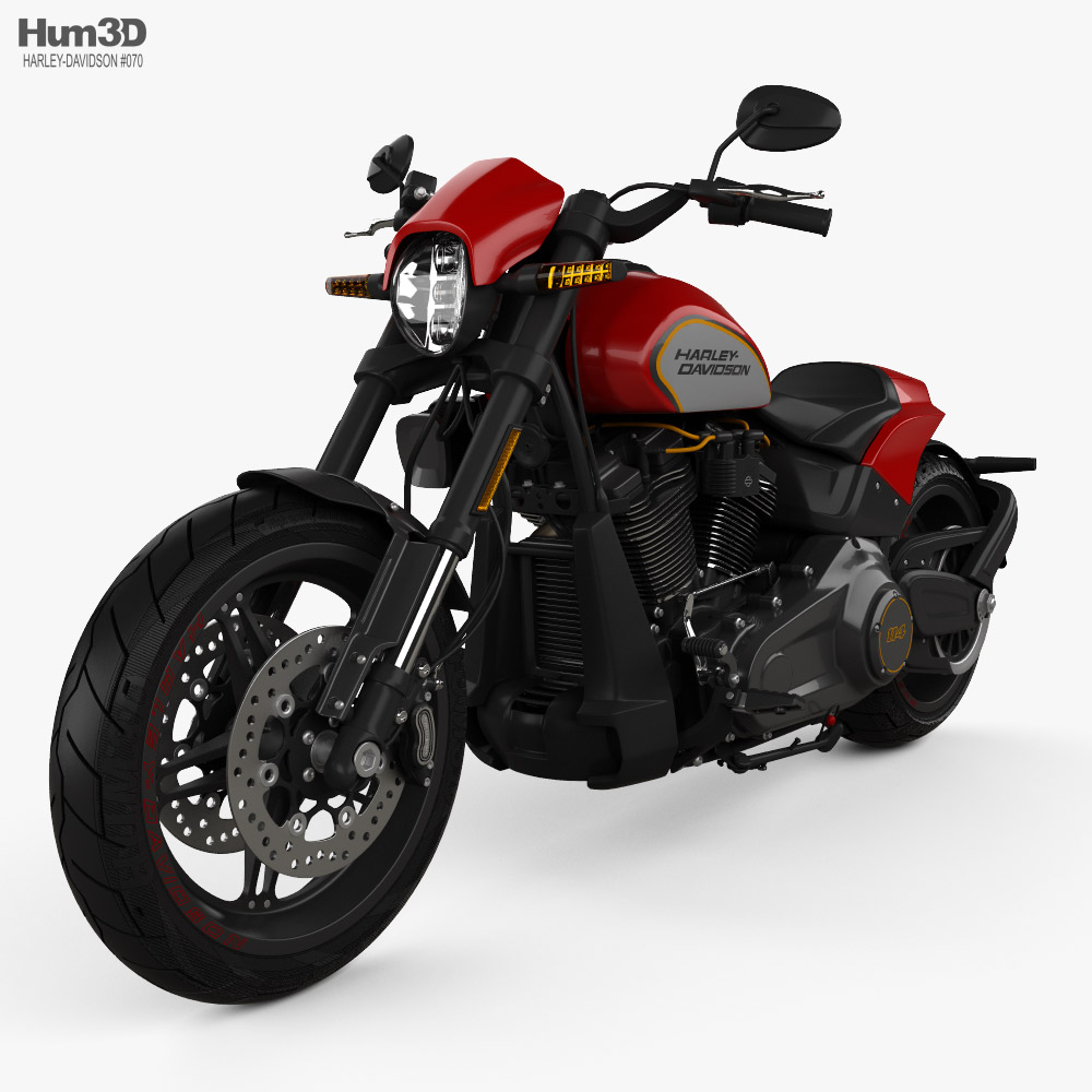 Harley-Davidson FXDR 114 2020 Modelo 3d
