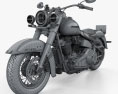 Harley-Davidson Deluxe 107 2021 3d model wire render