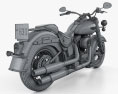 Harley-Davidson Softail Deluxe with HQ dashboard 2006 3D模型