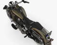 Harley-Davidson Softail Deluxe 2006 3D-Modell Draufsicht
