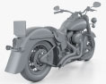 Harley-Davidson Softail Deluxe Custom 2006 3Dモデル