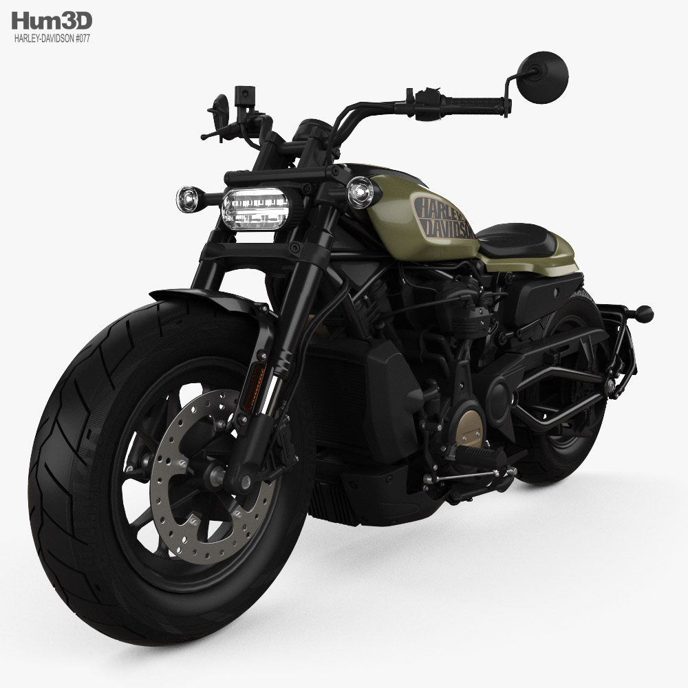 Harley-Davidson Sportster S 2022 3D模型