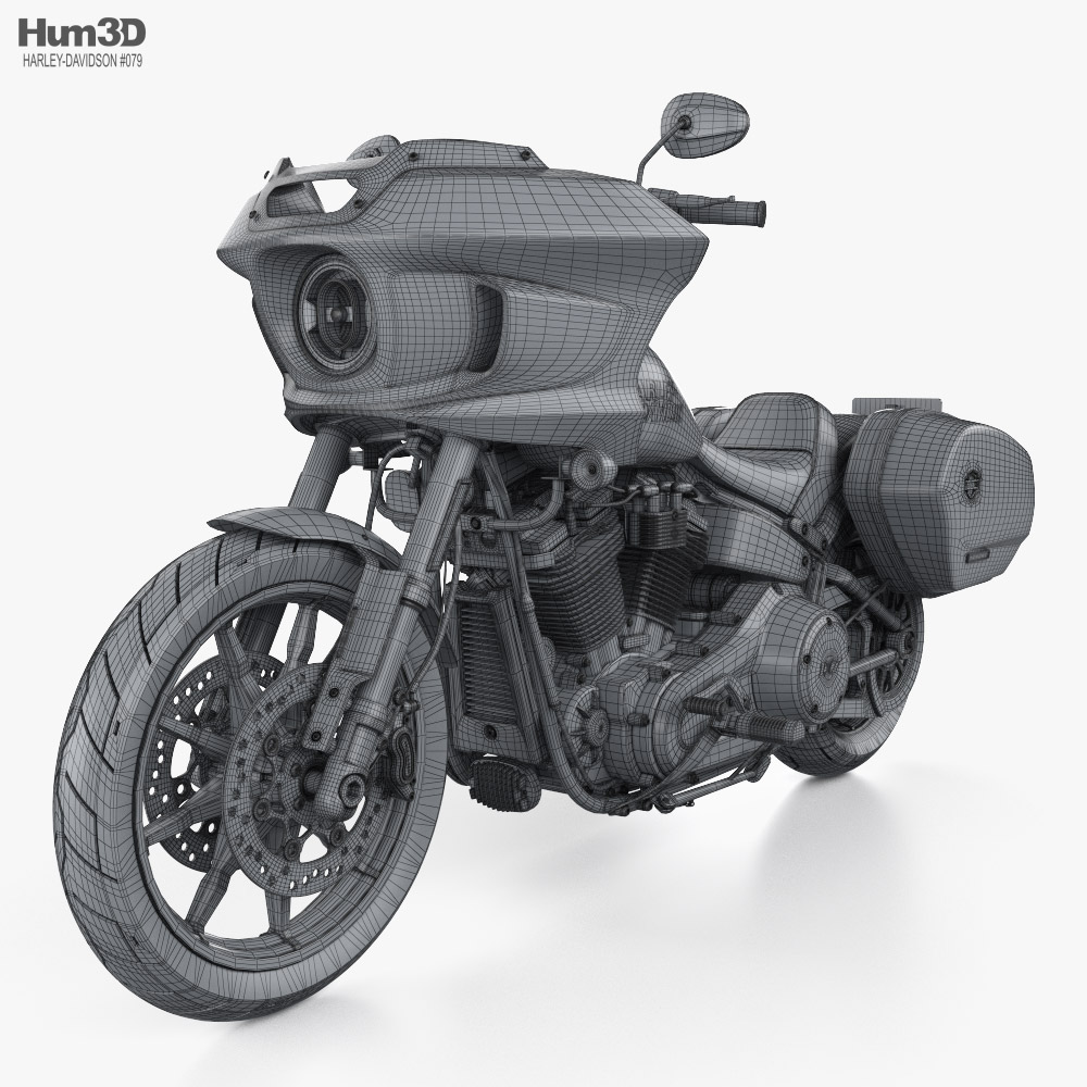 HarleyDavidson Low Rider ST 2022 3D model Vehicles on Hum3D