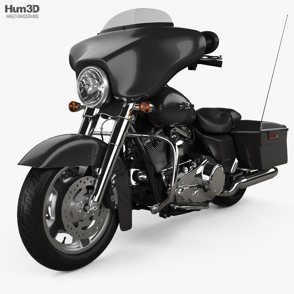 Harley-Davidson Street Glide 2011 3D 모델 