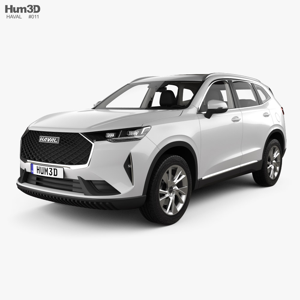 Haval H6 with HQ interior 2022 3D model