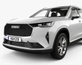 Haval H6 with HQ interior 2022 3d model