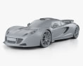 Hennessey Venom GT 2014 3d model clay render
