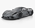 Hennessey Venom F5 2019 3d model wire render