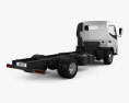 Hino Dutro Standard Cab Chassis 2011 3d model back view