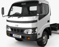 Hino Dutro Standard Cab Chassis 2011 3d model
