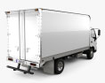 Hino 195 hybrid Box Truck 2013 3d model back view