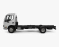 Hino 300-616 底盘驾驶室卡车 2011 3D模型 侧视图