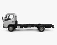 Hino 300-616 Chassis Truck 2011 3d model side view