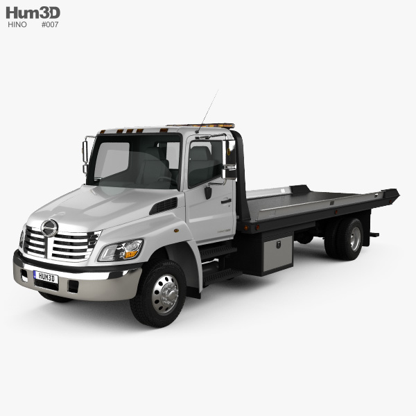 Hino 258 ALP Abschleppwagen 2007 3D-Modell