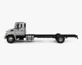 Hino 268 A Chassis Truck 2015 3d model side view