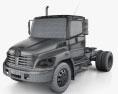 Hino 338 CT Tractor Truck 2015 3d model wire render