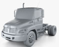 Hino 338 CT Tractor Truck 2015 3d model clay render