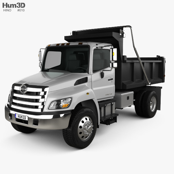 Hino 338 Muldenkipper 2007 3D-Modell