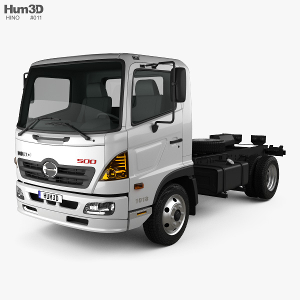 Hino 500 FC (1018) Fahrgestell LKW 2008 3D-Modell