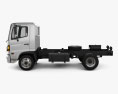 Hino 500 FC (1018) Chassis Truck 2008 3d model side view