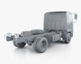 Hino 500 FC (1018) Chassis Truck 2008 3d model