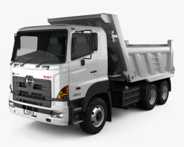 Hino 700 (2841) Camion Ribaltabile 2009 Modello 3D