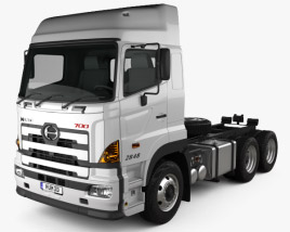 Hino 700 (2845) Camion Trattore 2009 Modello 3D