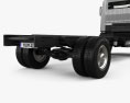 Hino 195 섀시 트럭 인테리어 가 있는 2016 3D 모델 