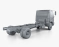Hino 195 シャシートラック HQインテリアと 2012 3Dモデル