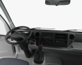 Hino 195 Вантажівка шасі з детальним інтер'єром 2016 3D модель dashboard