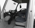 Hino 195 Вантажівка шасі з детальним інтер'єром 2016 3D модель seats