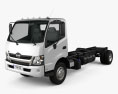 Hino 195 Chassis Truck 2016 3d model