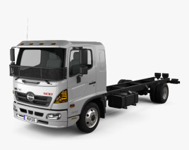 Hino 500 FD (11242) Chassis Truck 2016 3D model