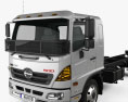 Hino 500 FD (11242) Chassis Truck 2016 3d model