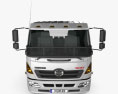 Hino 500 FD (1124) 底盘驾驶室卡车 2016 3D模型 正面图