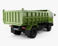 Hino 500 FG Camião Basculante 2016 Modelo 3d vista traseira